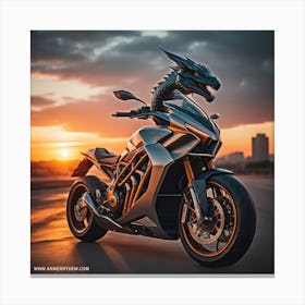 2-Dragon Rider Canvas Print