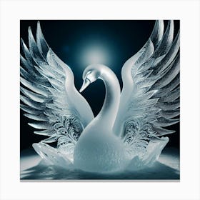 Pretty Swan Canvas Print