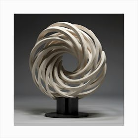 Spiral Sculpture 9 Canvas Print