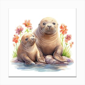 Sea Lions 4 Toile