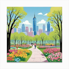 Garden Art Print (2) Canvas Print