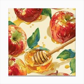 Honey And Apples Canvas Print