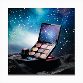 A Celestial Infused Makeup Palette Boasting Interstellar Radiance And Twinkling Shimmer Encapsulat (5) Canvas Print