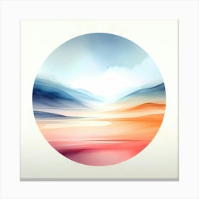 Abstract Landscape Painting 3 Canvas Print