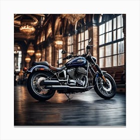 Harley-Davidson Flint 1 Canvas Print