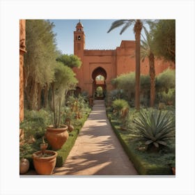 Architecture In Morocco Canvas Print
