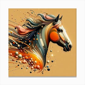 Creative Horse Beauty Illustration Nr 117 Canvas Print