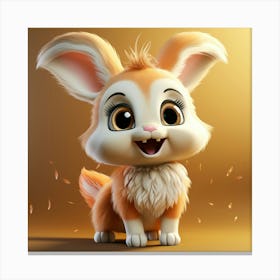 Cute Bunny 17 Canvas Print