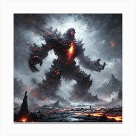 Ash Cloud Canvas Print