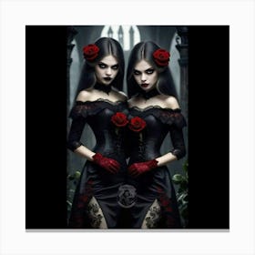 Gothic Girls Canvas Print