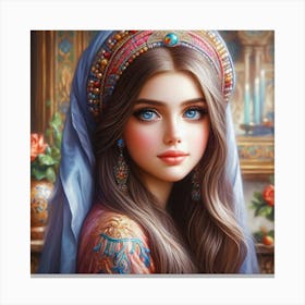 Russian Girl93 Canvas Print