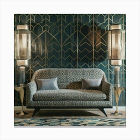 Deco Living Room 35 Canvas Print