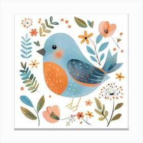 Blue Bird 7 Canvas Print