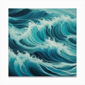 Ocean Waves 6 Canvas Print