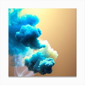 Abstract Smoke Canvas Print
