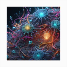 Cancer Cell 12 Canvas Print