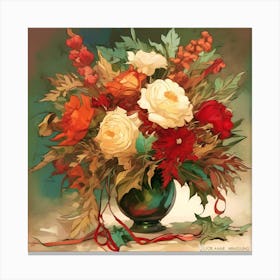 Christmas Bouquet Canvas Print