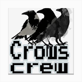 Crows Crew Canvas Print