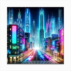 Future City Canvas Print