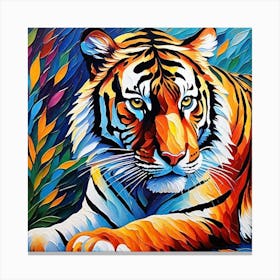 Tiger Painting Canvas Print