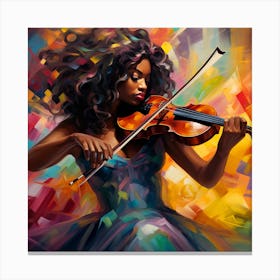 Violinist Canvas Print