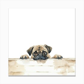 Pug Dog 1 Canvas Print