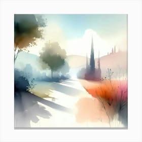 Watercolor Painting 22 Canvas Print