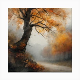 BB Borsa Autumn Trees Canvas Print