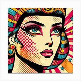 Pop Egyptian Jana Jewel Canvas Print