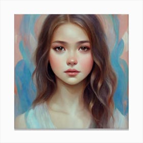 Angelic Girl Canvas Print