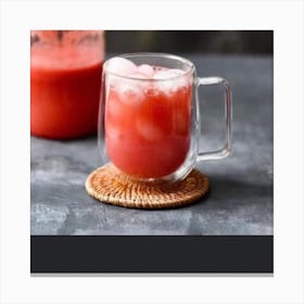 Watermelon Juice 1 Canvas Print