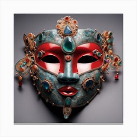 Masquerade Mask Canvas Print