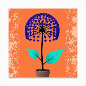 Blue Flower 38 Canvas Print