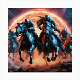 The 4 Horsemen From Mars Canvas Print