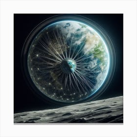 Earth From Space 5 Canvas Print