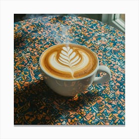 Latte Art 70 Canvas Print