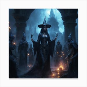 Witches 2 Canvas Print