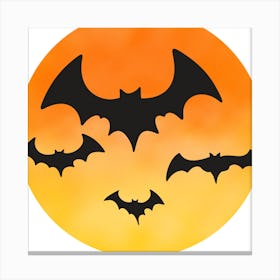 Bats In The Sky Canvas Print