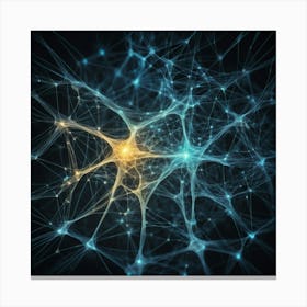 Neural Network Canvas Print