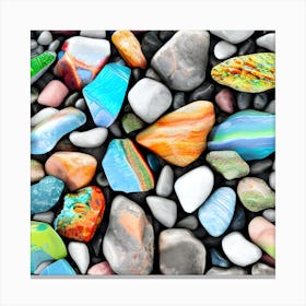 Colorful Rocks 1 Canvas Print