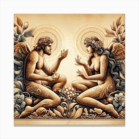 Angels Of Love Canvas Print