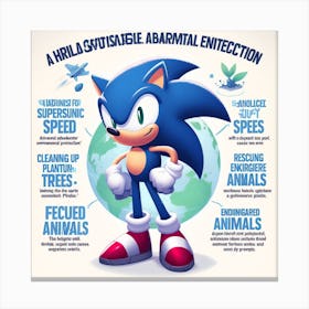 Sonic The Hedgehog 39 Canvas Print