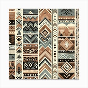 Aztec Pattern Canvas Print