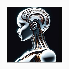 Robot'S Head 5 Canvas Print