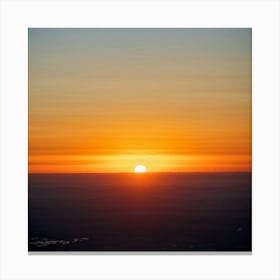 A Serene Tranquil Documentation Of Nature Capturing The Splendor Of Day Turning Into Dusk The Sky (6) Canvas Print