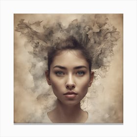 Portrait Of A Woman Canvas Print