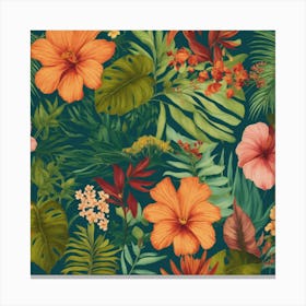 Hibiscus 12 Canvas Print