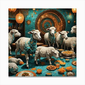 Dinner Party Canvas Print