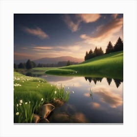 Peaceful Landscapes Photo 2023 11 02t221652 Canvas Print