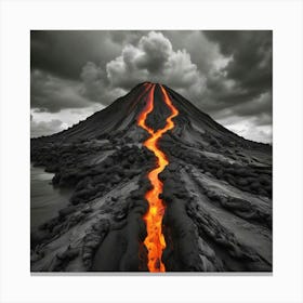 Lava Flow 5 Canvas Print